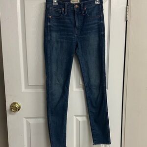 Madewell Dark Blue Skinny Jeans
